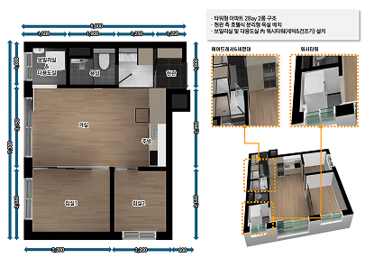 C 평면도
